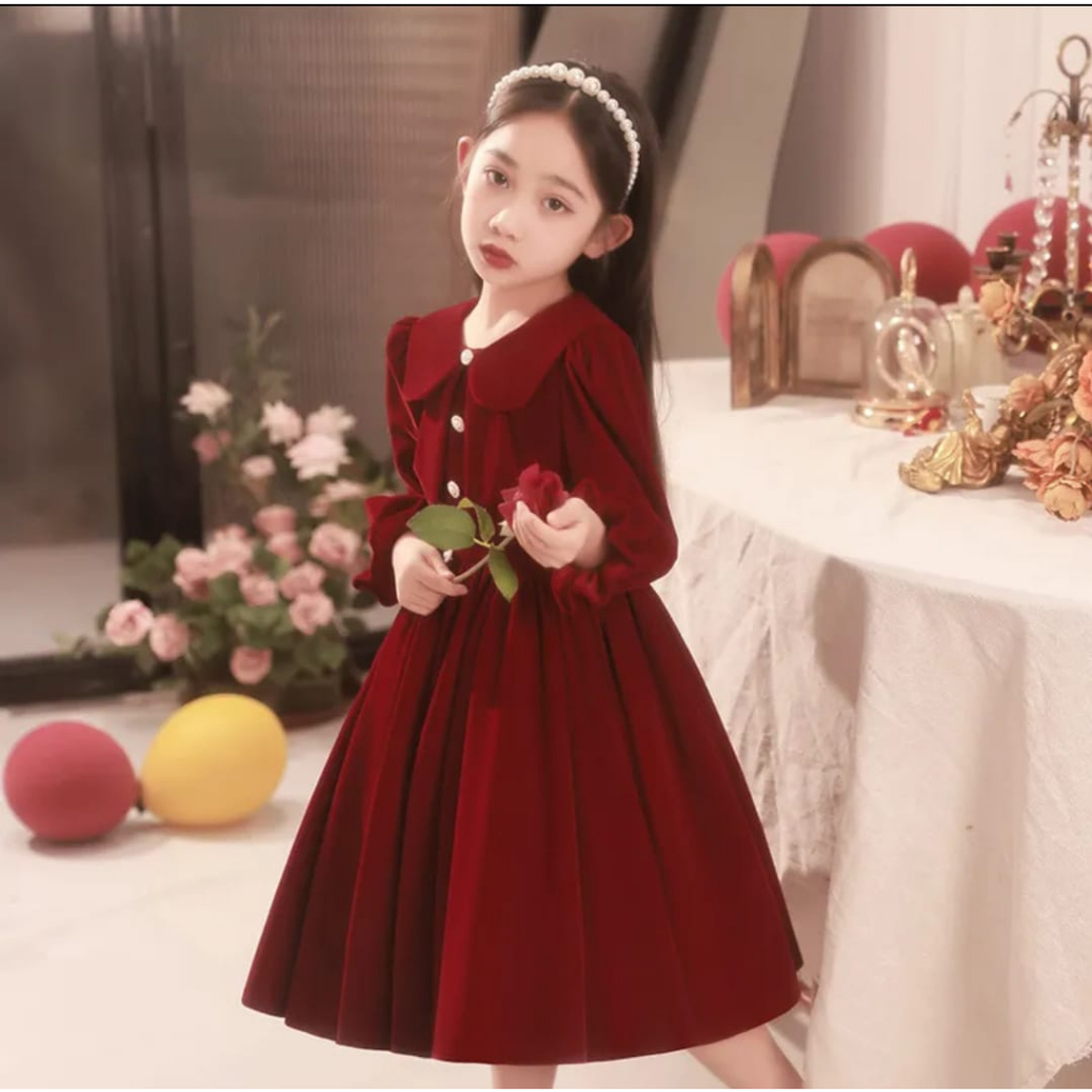 DRESS ANAK PEREMPUAN  KOREA QAIRRA/TERBARU/KOREA/UMUR 5 -11 TAHUN/BANGKOK/BAJU ANAK/KIDS DRESS