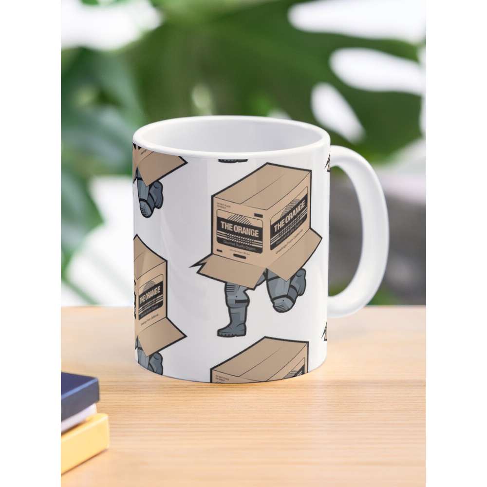 Solid Snake Sneaking in Box Metal Gear Solid Coffee Mug