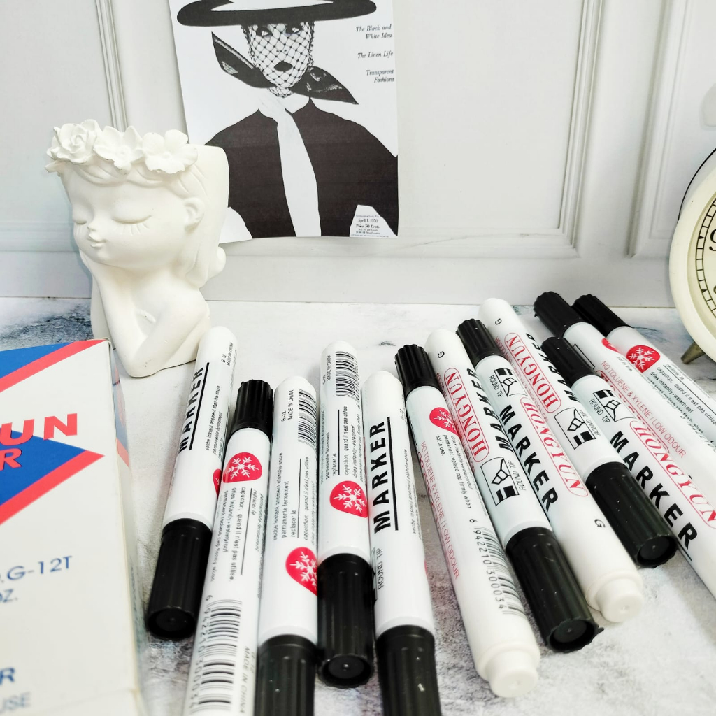 

Spidol Hitam Permanen Alat Tulis Sekolah dan Kantor Harga Super Murah BISA COD