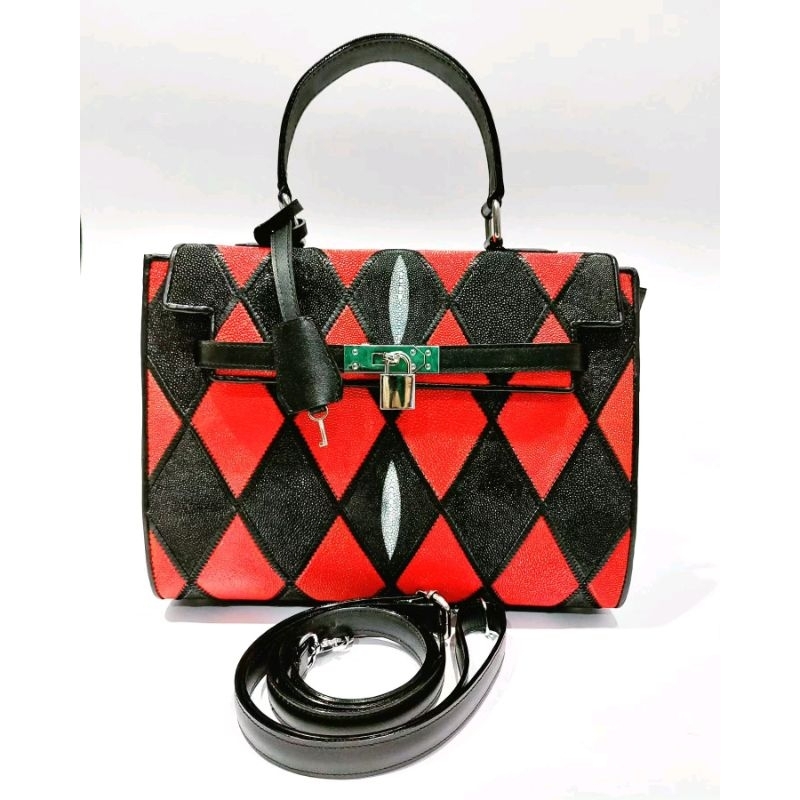 Tas Wanita Kulit Ikan Pari Meza