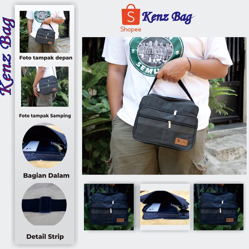 Tas Pria Selempang Pria Sling Bag Besar Waist Bag Keren