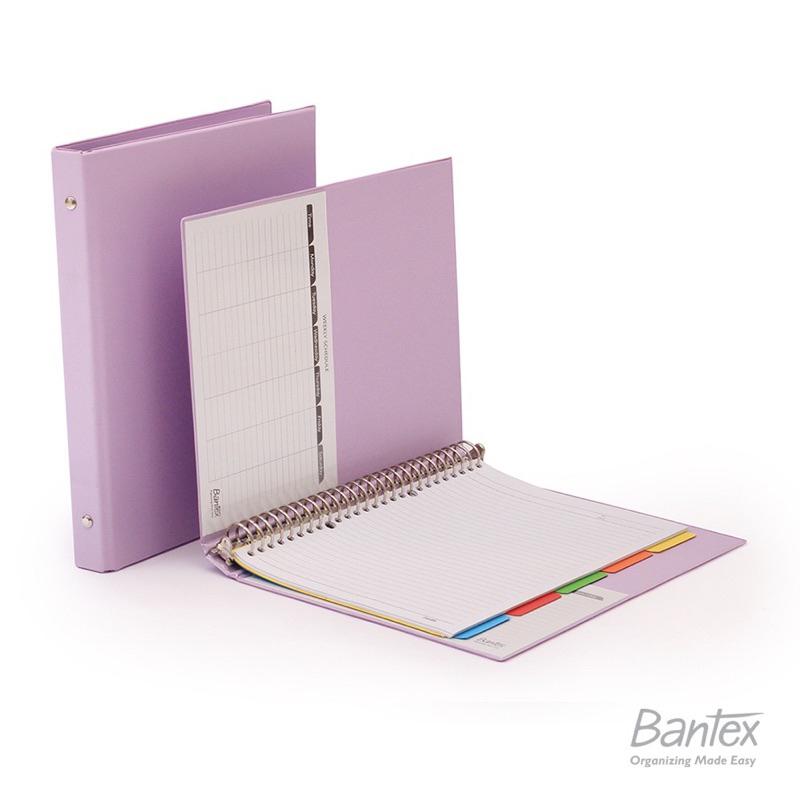 

Bantex Binder Note B5 26 ( WARNA MAROON) Ring Besi Loose Leaf Multiring Binder 1326 24