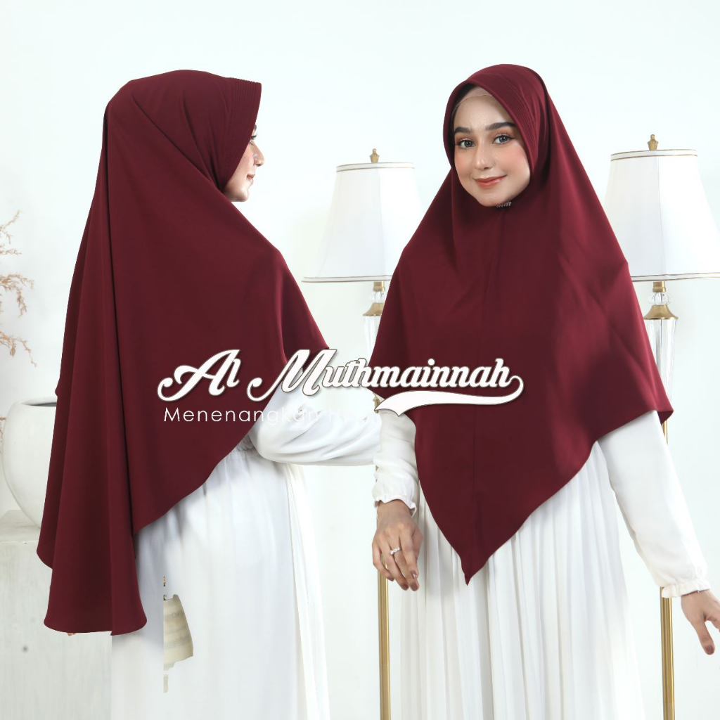 PREMIUM DAILY KHIMAR KERUDUNG HIJAB JILBAB WOLFIS WOLPIS ADEM  SYARI L XL PAD  OVAL-V Cutting