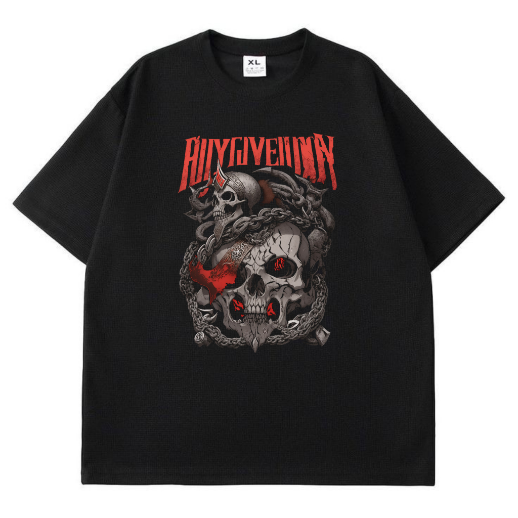 Baju Kaos Distro Pria/T-shirt Metallica Pria/Kaos Pria Viking/1Second T-shirt Viking Edition/Kaos Pr