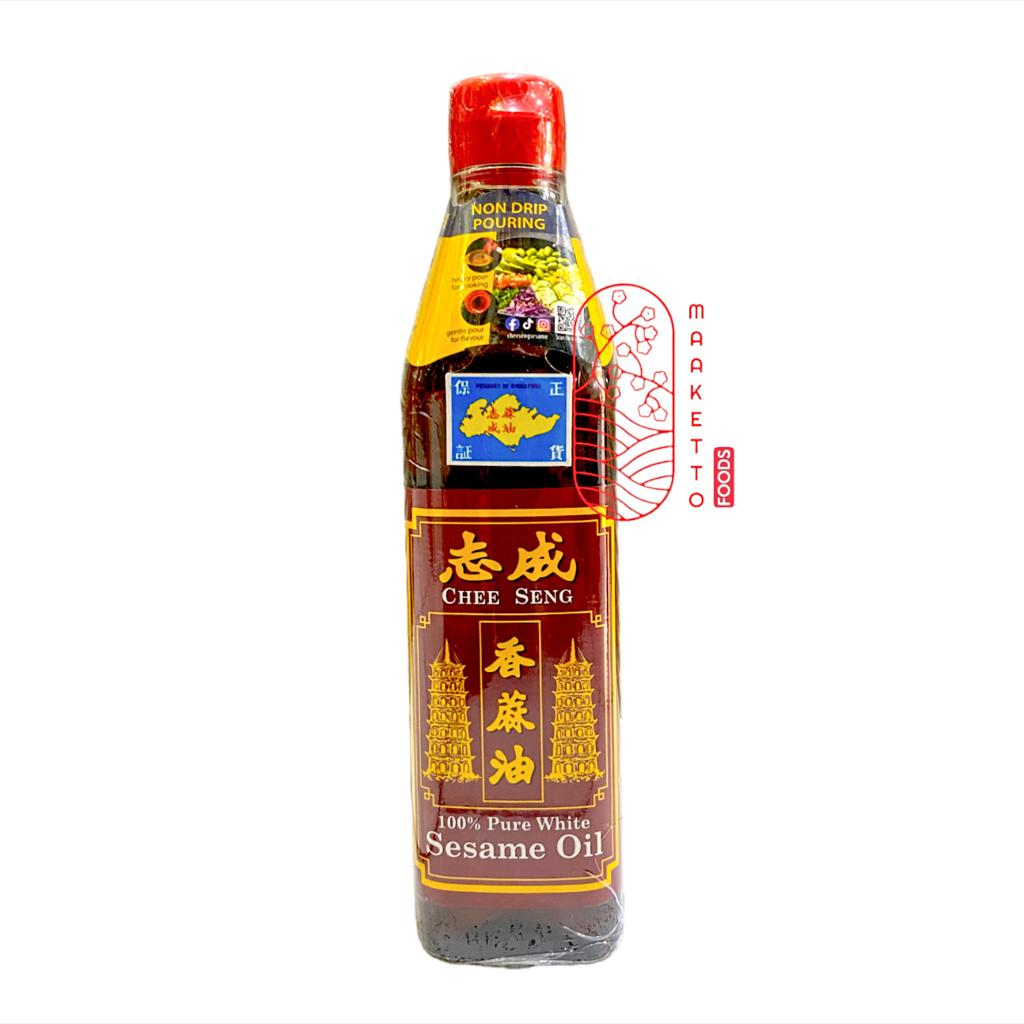 

Chee Seng Pure White Sesame Oil / Minyak Wijen Chee Seng 375ml