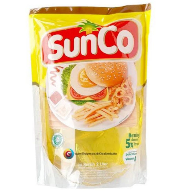 

Minyak goreng ssuncooo kemasan 2 LITER