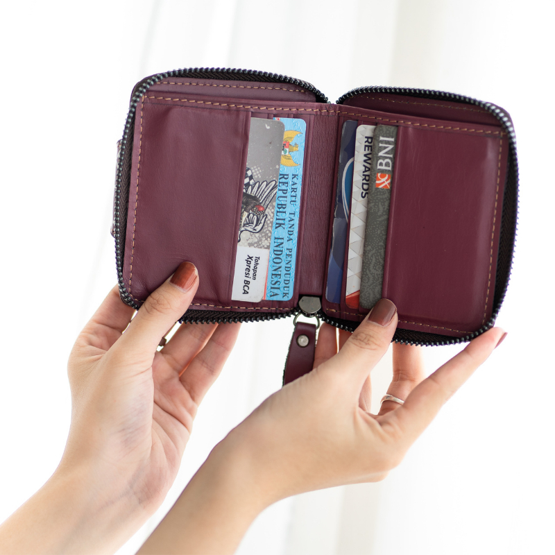 VELA WALLET dompet wanita mini kulit asli branded