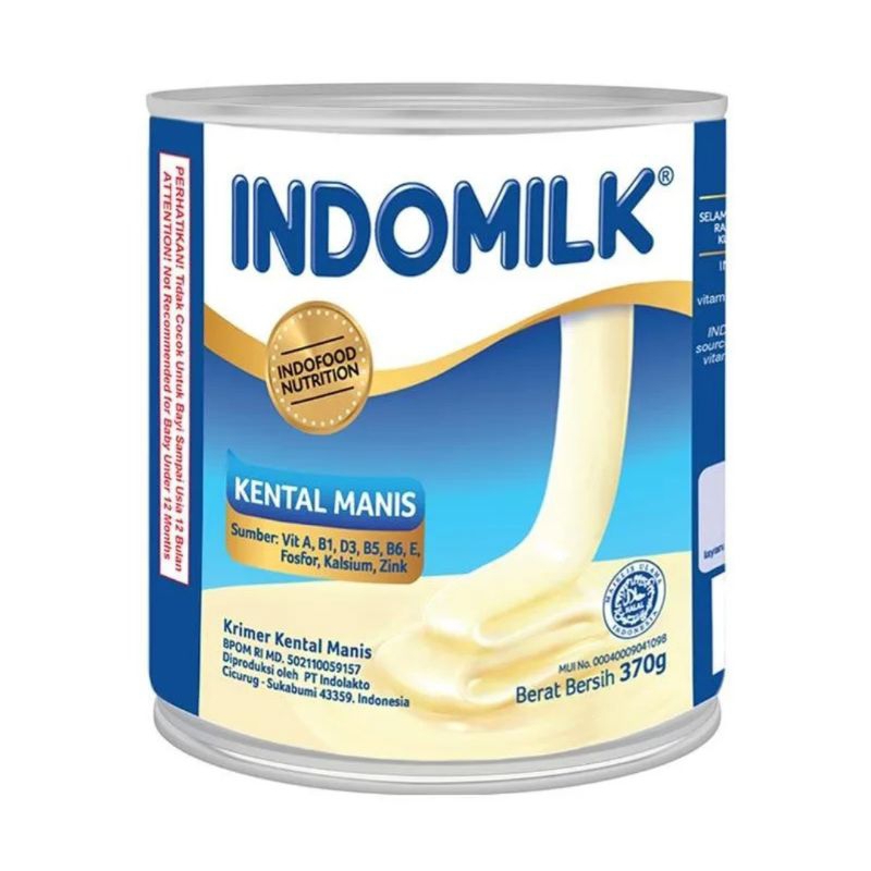 

Indomilk Plain Susu Kental Manis 370 g