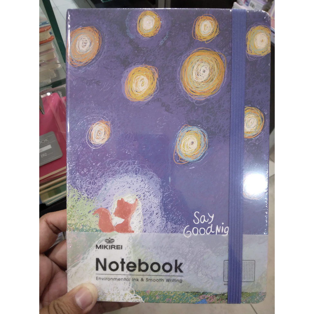 

MIKIREI NOTEBOOK HARDCOVER A5 GOODNIGHT FOX SERIES BG11451