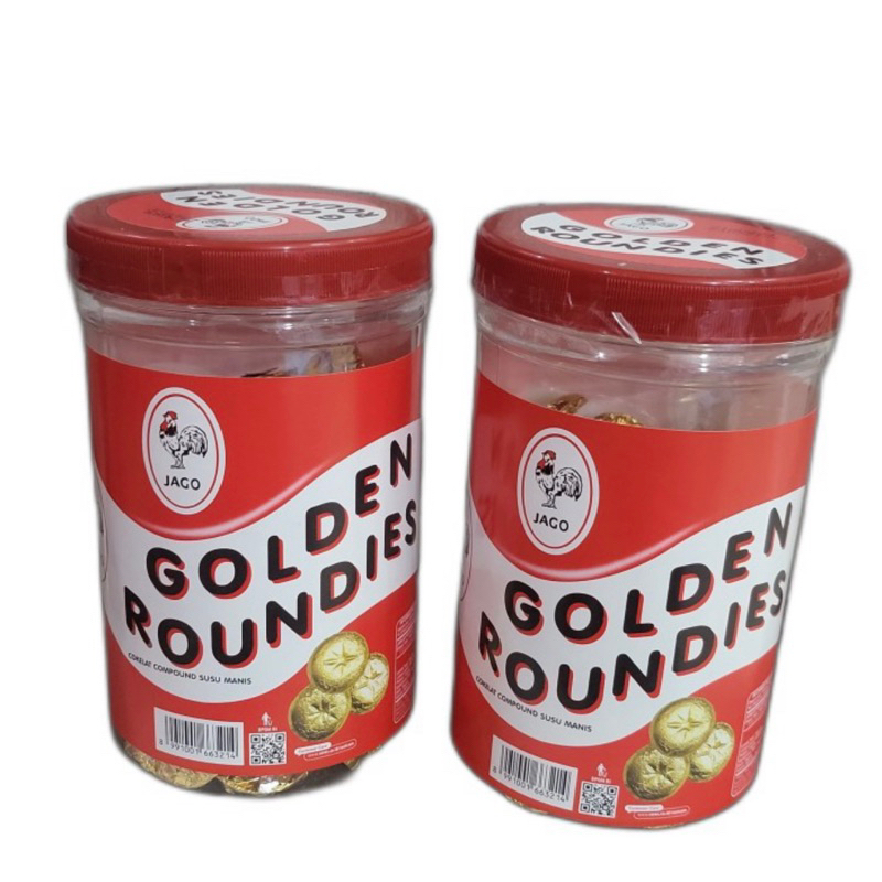 

golden roundies 250 gr kemasan toples