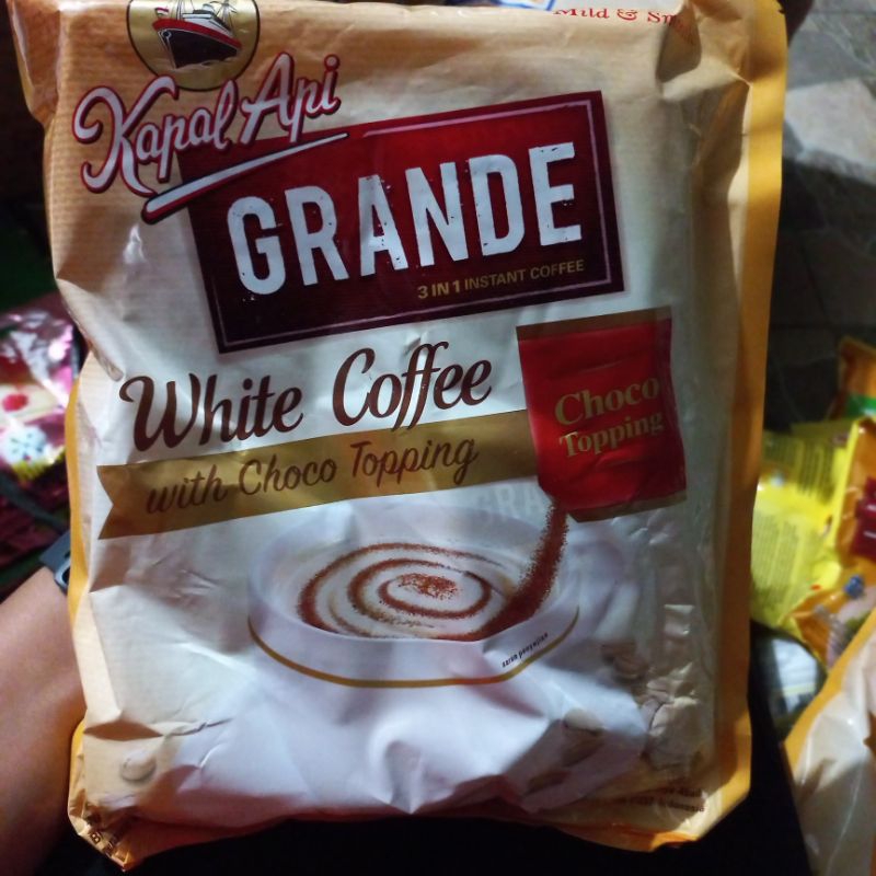 

kapal Api Grande white coffee