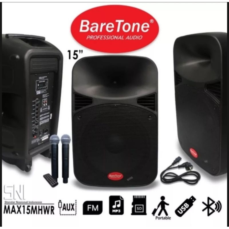 Speaker Portable Baretone  15 in