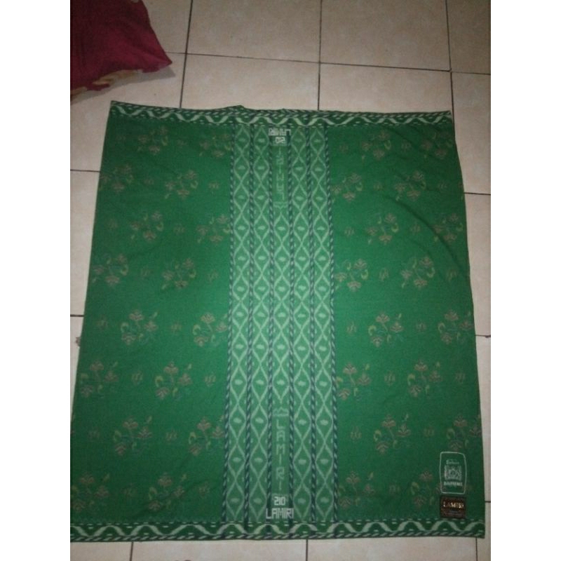 Sarung lamiri motif mst sutra 50% second