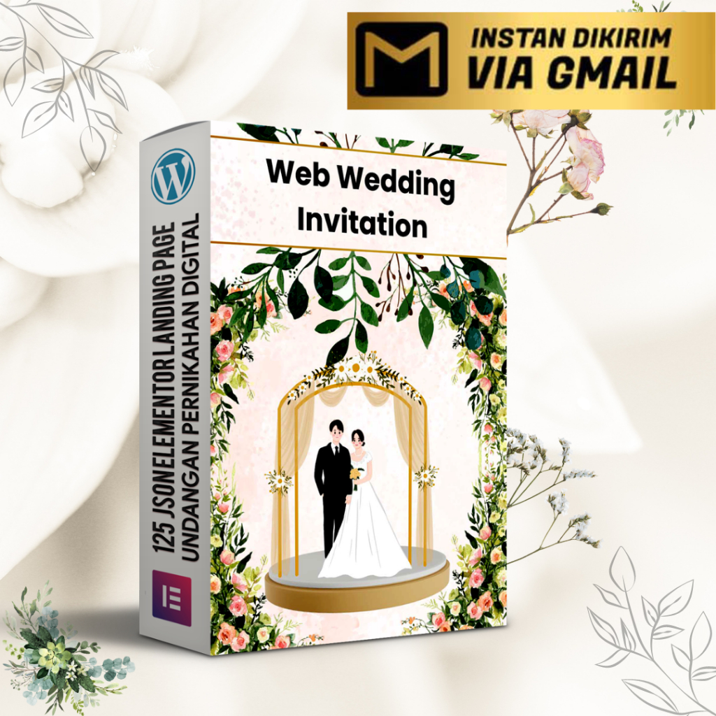125 Template Website Undangan Pernikahan Digital Wordpress Elementor