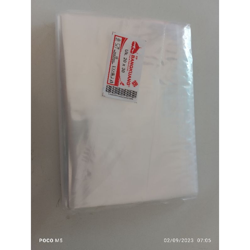 Plastik PP Ukuran 20x30