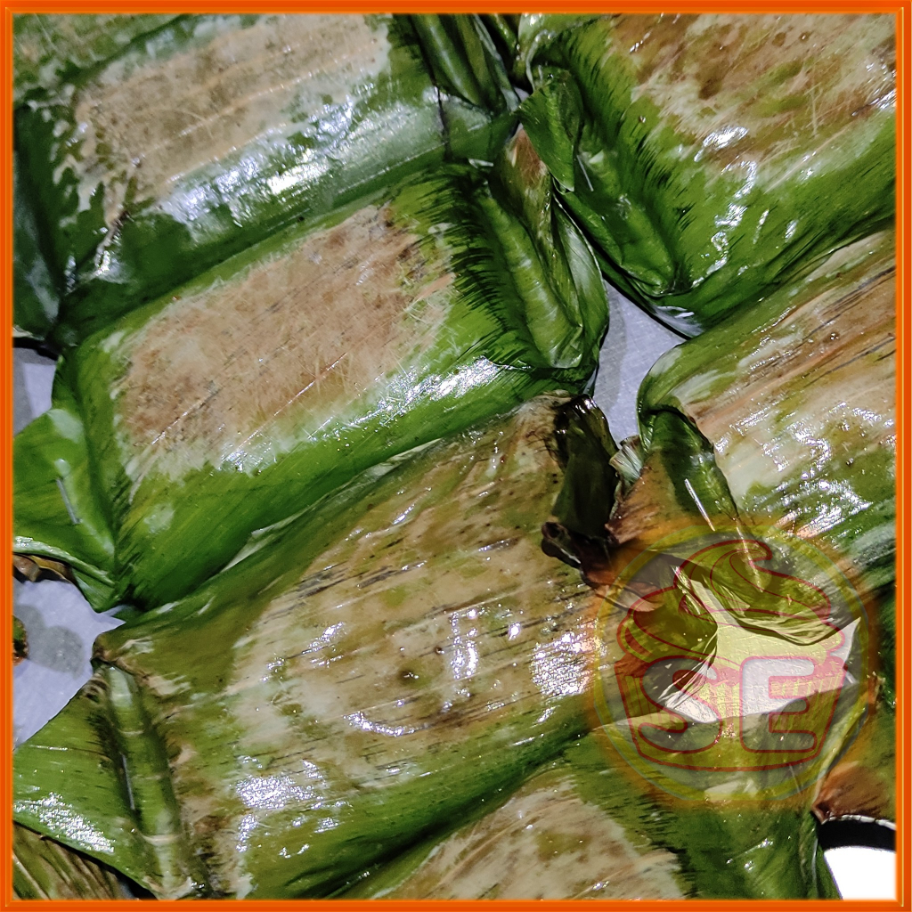 

Lemper Bakar Ayam Rempah Rempah ketan asli