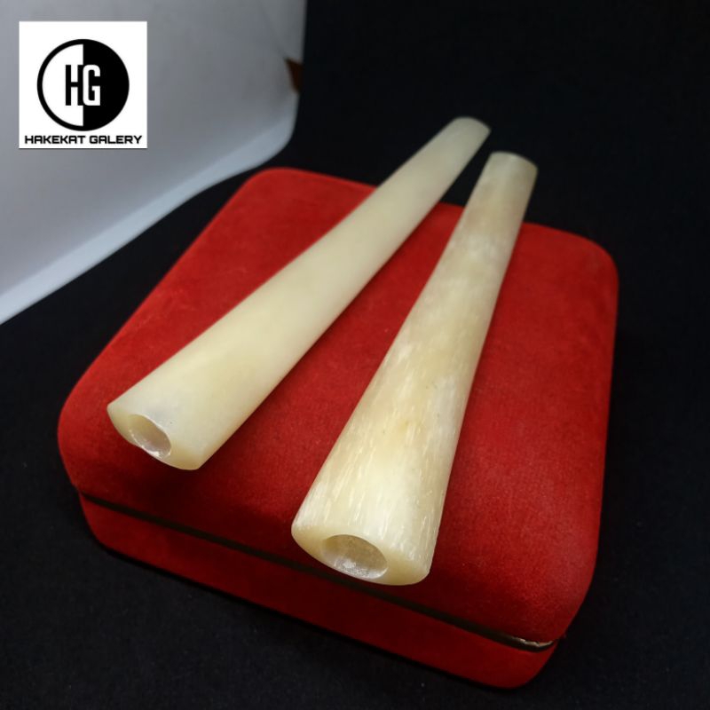 once pipa sedotan tulang sapi segi enam kristal h58