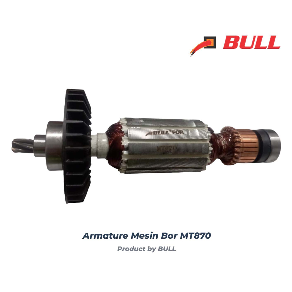 [ARMATURE] BULL Armature MT870/ MT871 - Angker Rotor untuk Mesin Bor Maktec MT871 MT870 M8700 M8701