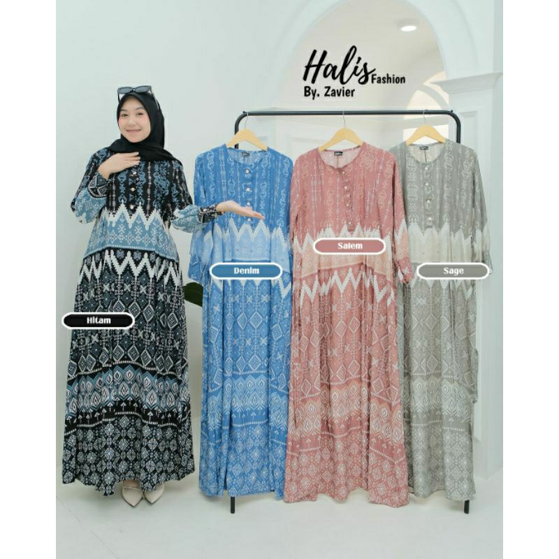 Gamis Rayon Silk Ori Halis Fashion