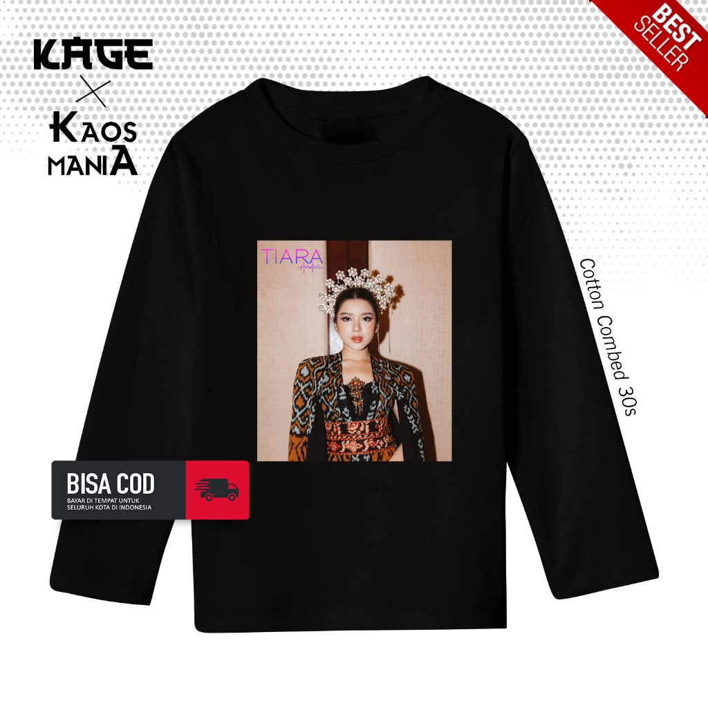 Kaos Atasan PHOTO TIARA ANDINI Tangan Panjang - Kaos Musik Band BERGAYA STORE
