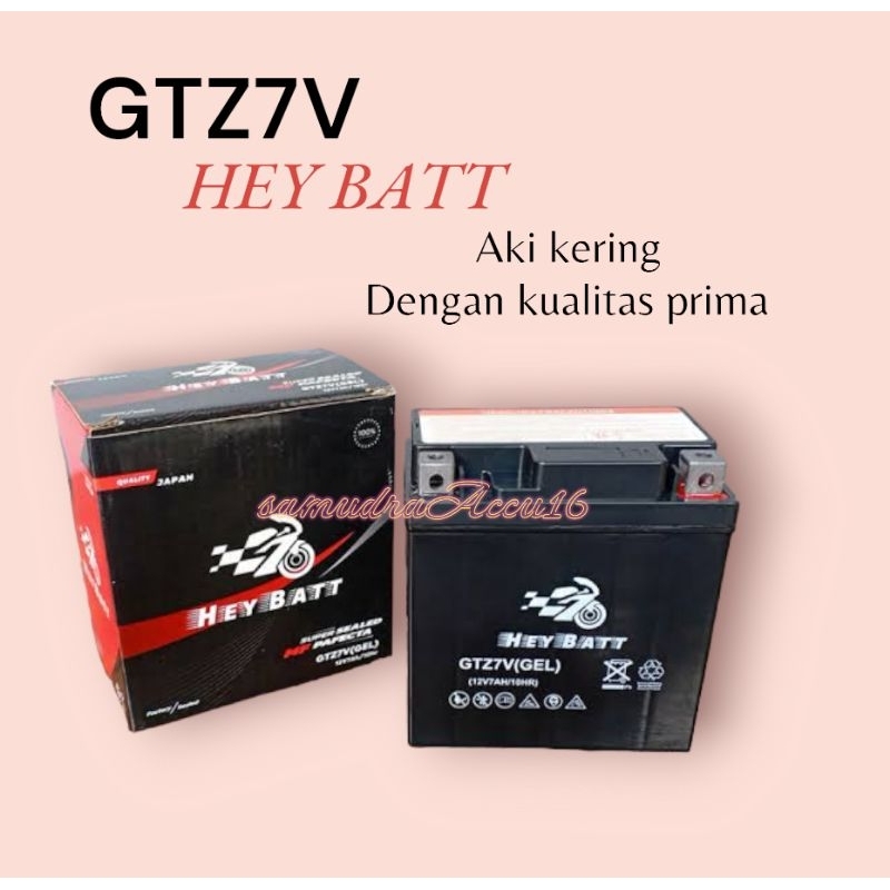 Aki motor HEYBATT GTZ7V untuk moto Yamaha NMAX