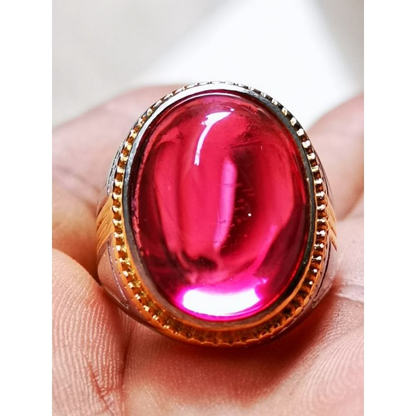 Batu permata ruby burma crystal