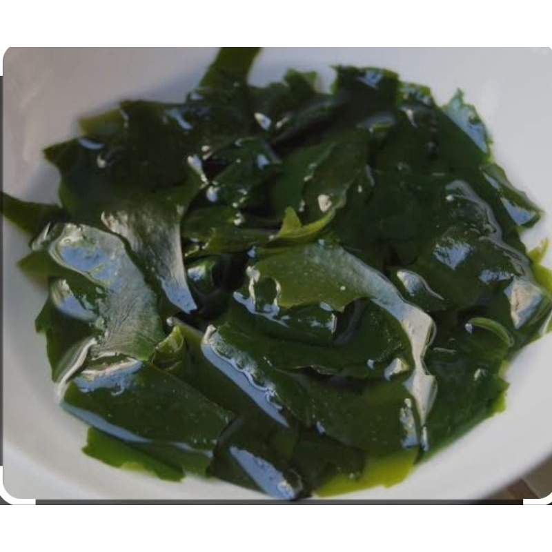 

wakame, rumput laut kering