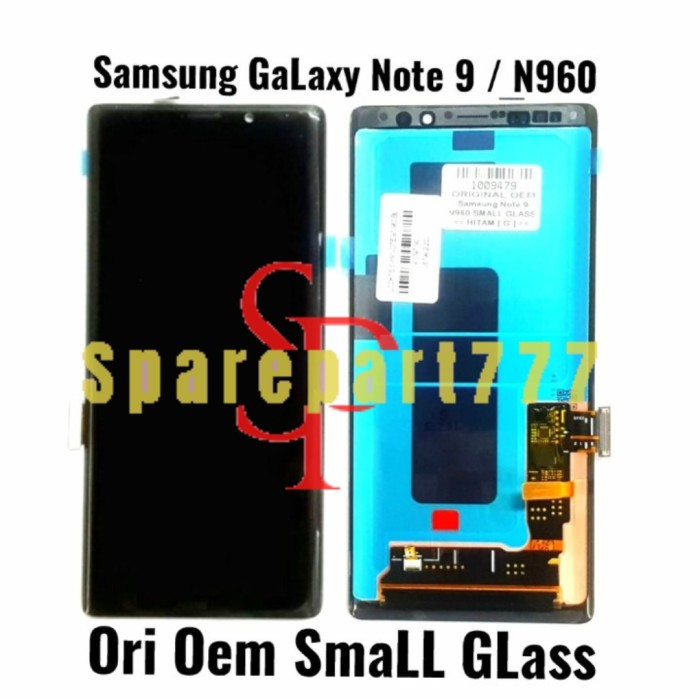 LCD Touchscreen Fullset Samsung Galaxy Note 9 / N960