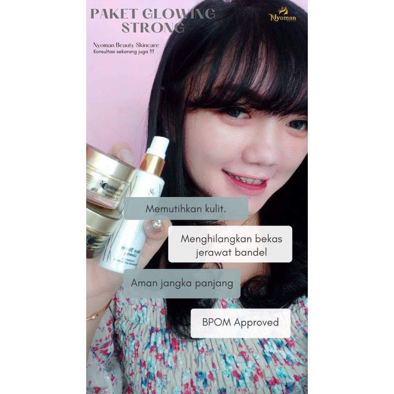 PAKET GLOWING GOLD NYOMAN BEAUTY SKINCARE