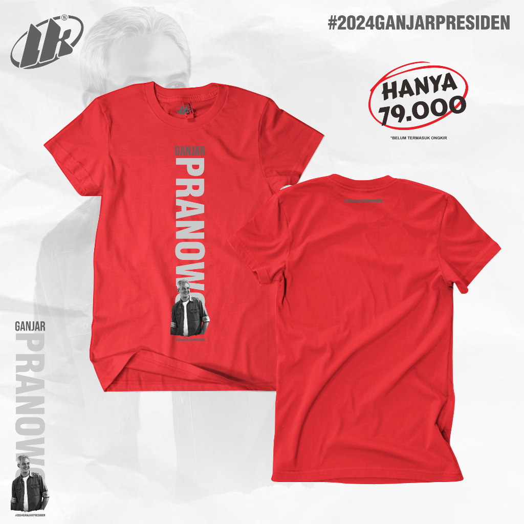 KAOS GANJAR PRESIDEN 2024 / KAOS GANJAR PRANOWO