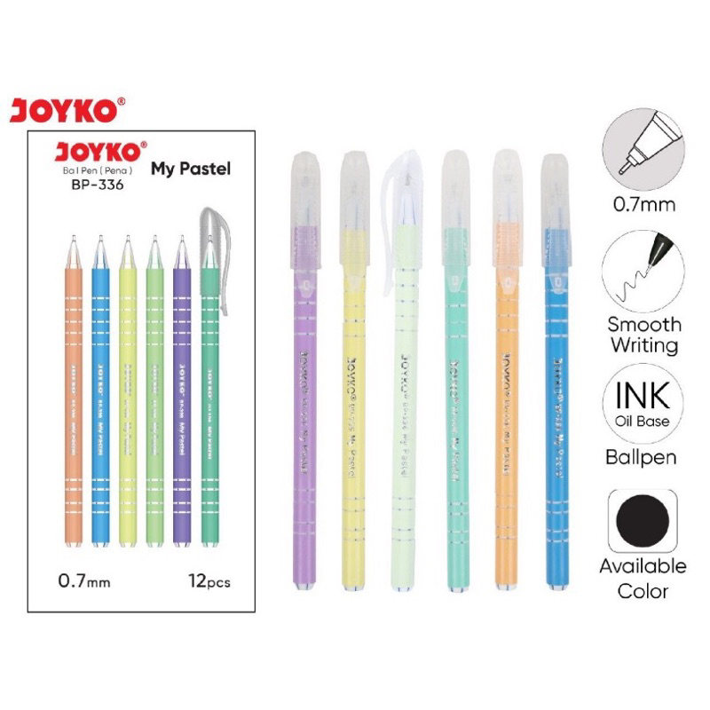 

Pulpen Ballpen Pena Joyko Pastel