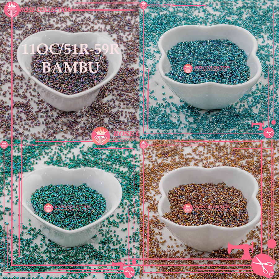 Payet Batang / Mote Jepang MGB  Warna 51R-56R 59R Bambu/Pasir 11-12/O-OC ORIGINAL (10 Gram)