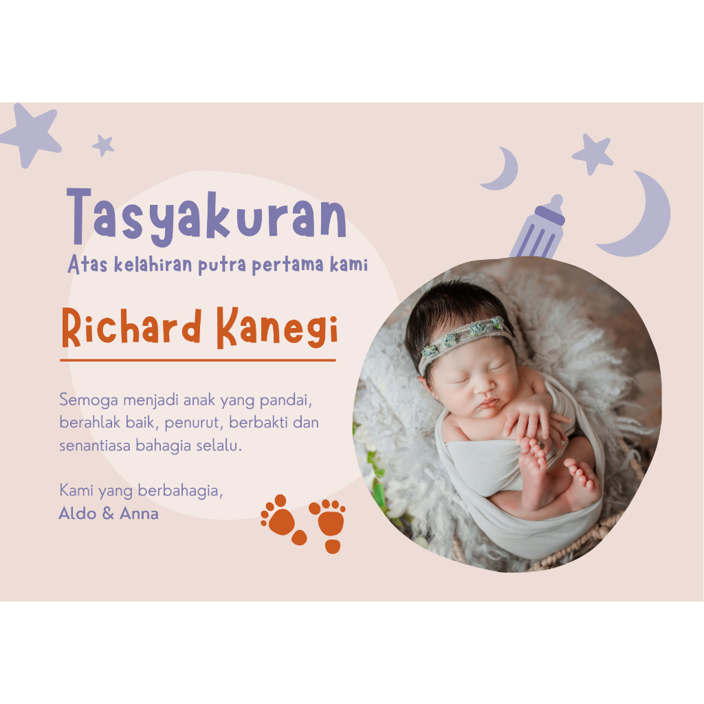 

KARTU SYUKURAN AQIQAH/STIKER AQIQAH/KARTU AQIQAH