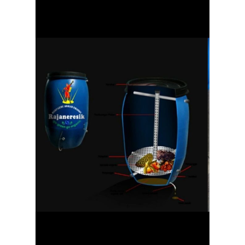 KOMPOSTER TONG PLASTIK HDPE 100-120L