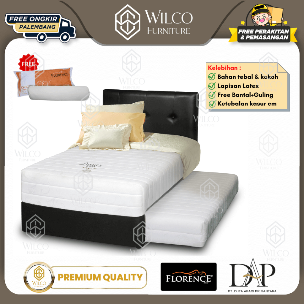 Kasur Springbed bed Sorong Anak Florence Luxury Kids / Bed Dorong Matras Florence Kids / Bedsorong F