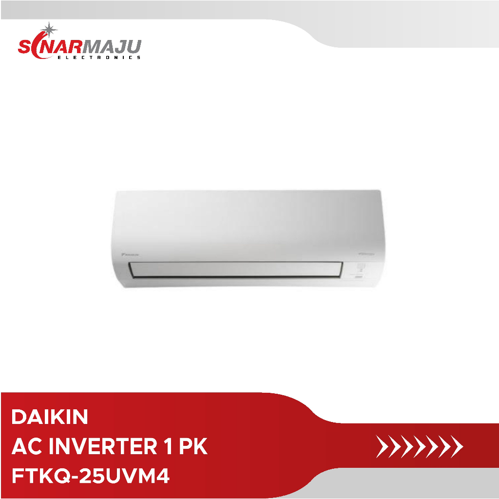 AC Inverter Daikin 1 PK UNIT + INSTALASI FTKQ-25UVM4 FTKQ25UVM4 FTKQ 25UVM4