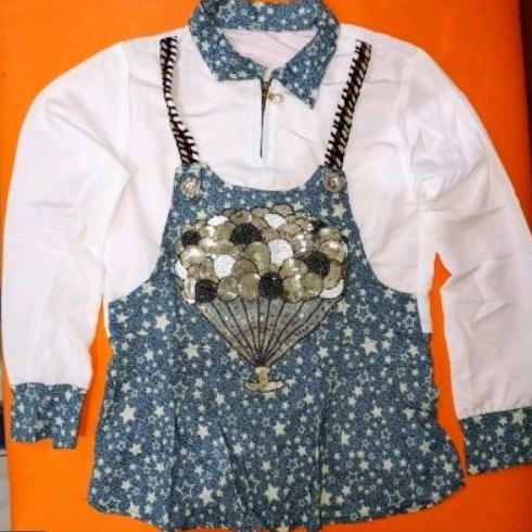 Blouse/Baju Wanita Remaja Perempuan Motif Full Payet Manik Manik Colorful