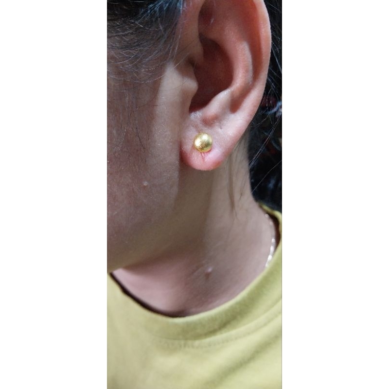 Anting Paku 2gr Emas london 24K Kadar 99,9%.