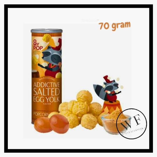 

Omypop Popcorn Salted egg yolk toples / Popcorn rasa telur asin 70grm