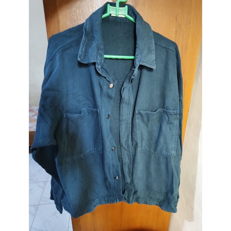 Preloved Claryn the Label Jade Shirt Jacket Denim