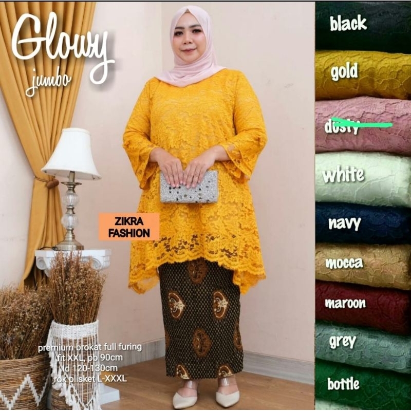 Brokat Kebaya Super Jumbo Ld140 Glowy