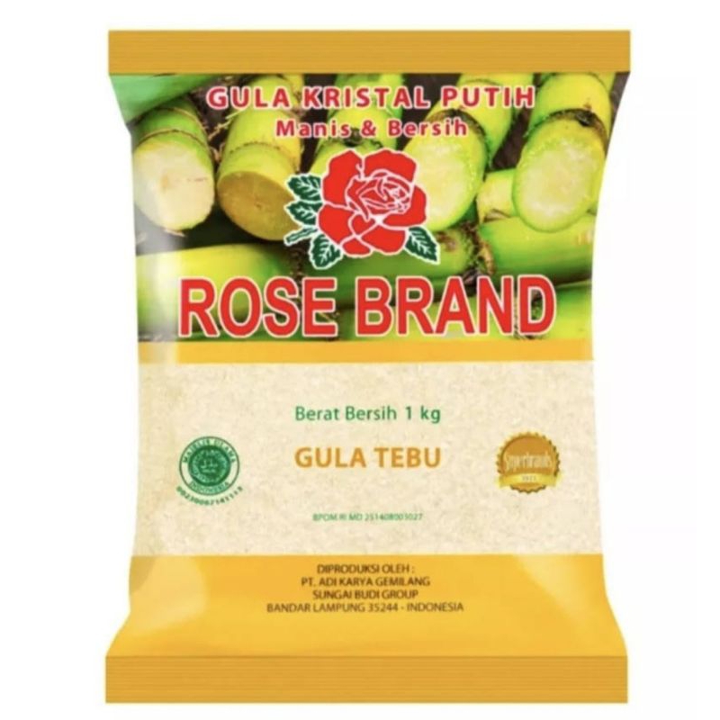 

ROSE BRAND GULA PASIR KUNING KEMASAN 1KG