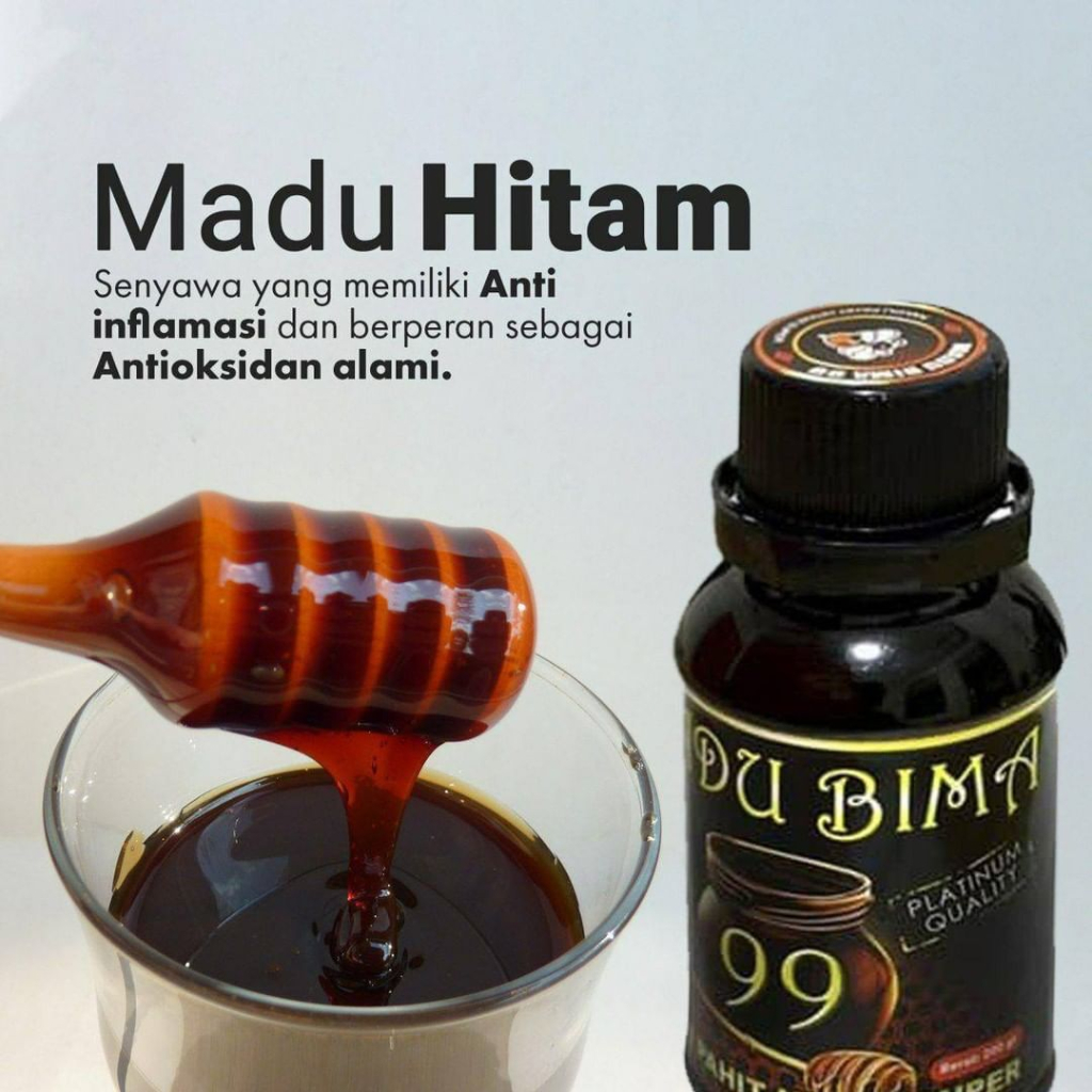 

Madu Bima 99 madu pahit hitam super 150 ml