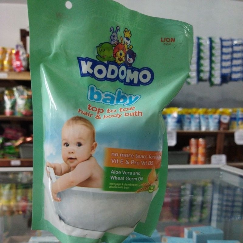 KODOMO sabun+shampo cair 450ml