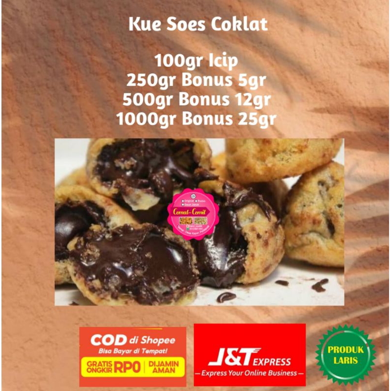 

Kue Soes Coklat