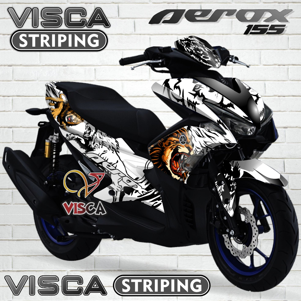 Decal Aerox 155 Old Full Body - Stiker Aerox 155 Old Keren - Striping Aerox 155 Old Variasi - Decal 