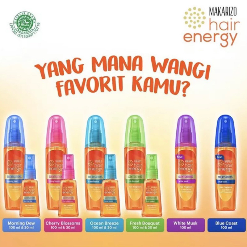 Makarizo Hair Energy Scentsations / Makarizo Hair Scentsations / Makarizo Hair Shampoo Conditioner