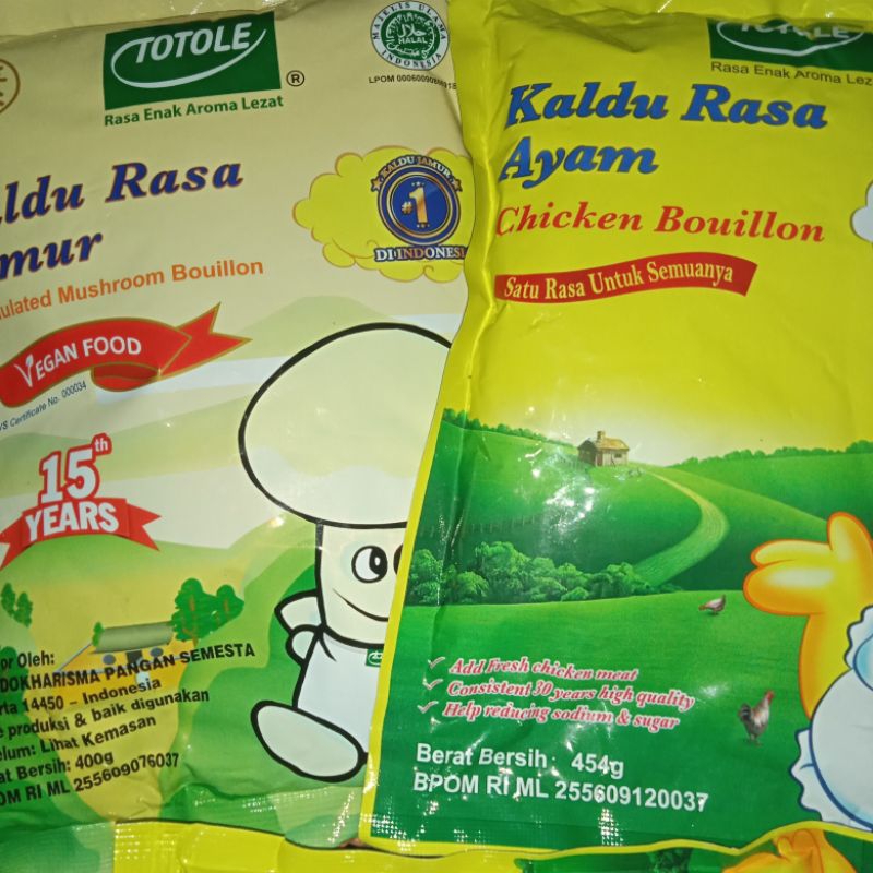 

KALDU JAMUR TOTOLE 200g 400g 454g