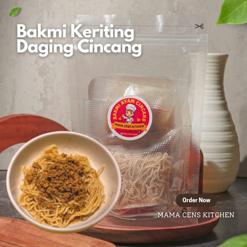

Paket 3 Bakmi Ayam Keriting Daging Cincang Original (Frozen & Halal) / Bakmi Keriting Daging Ayam Cincang Original (Frozen & Halal)