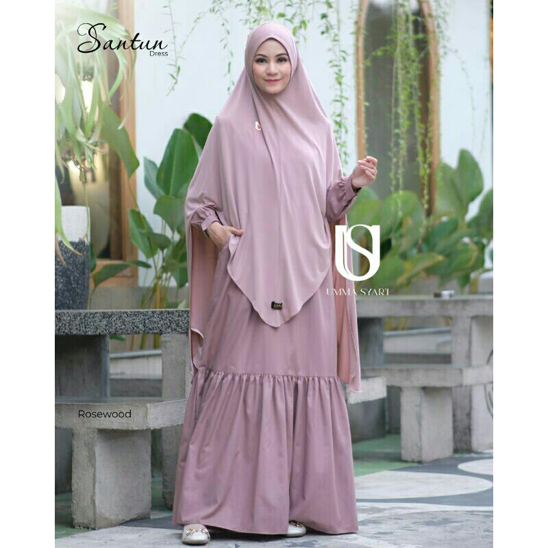 Gamis SANTUN by Umma Syari gamis katun gamis polos dress